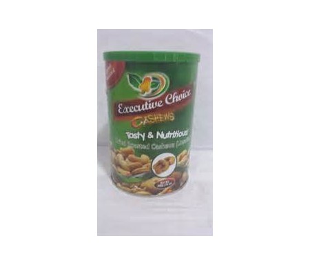 EXECUTIVE CHOICE CASHEWS DRIED ROASTED (UNSALTED) 320G