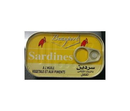 BEAUPORT SARDINE IN VEGETABLE OIL