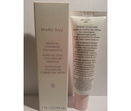 MARY KAY MEDIUM-COVERAGE FOUNDATION - BRONZE 500