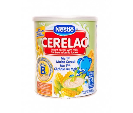 NESTLE CERELAC MY 1ST MAIZE CEREAL 6 MONTHS - 400G