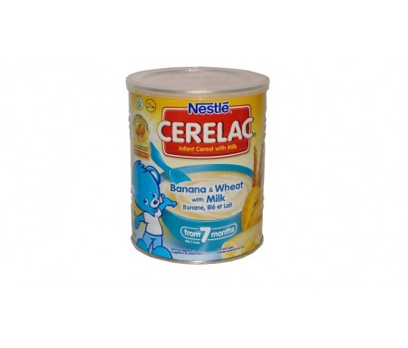 NESTLE CERELAC BANANA & WHEAT WITH MILK 7 MONTHS - 400G