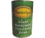 SUNRIPE GIANT MARROWFAT PROCESSED PEAS 538G