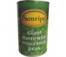 SUNRIPE GIANT MARROFAT PROCESSED PEAS 538G