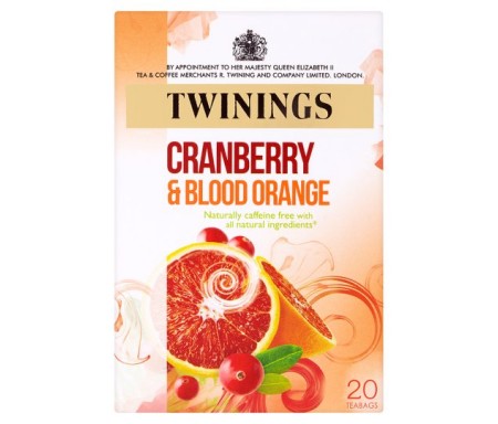 TWININGS CRANBERRY & BLOOD ORANGE - 40G