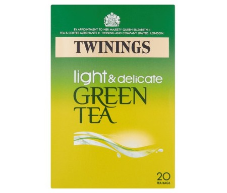 TWININGS LIGHT & DELICATE GREEN TEA - 40G