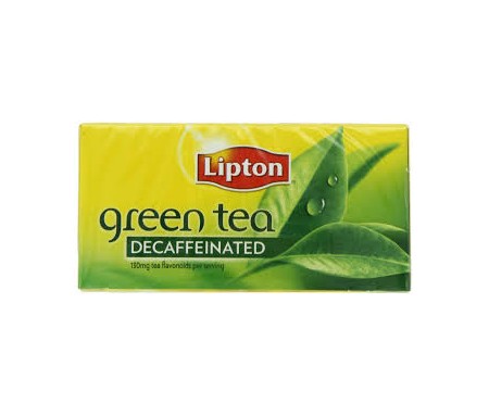 LIPTON GREEN TEA DECAFFEINATED 