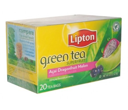 LIPTON GREEN TEA DRAGONFRUIT MELON