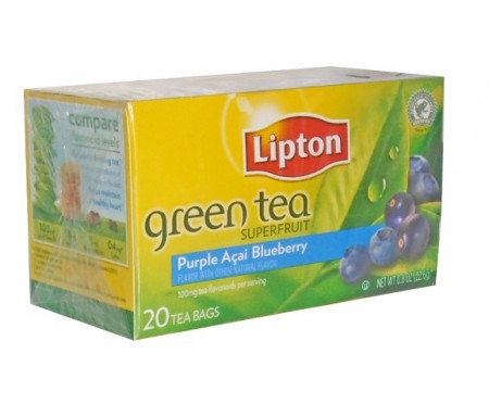 LIPTON GREEN TEA PURPLE BLUEBERRY