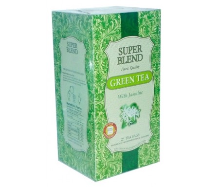 SUPER BLEND GREEN TEA WITH JASMINE - 25 BAGS