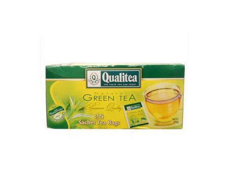 QUALITEA NATURAL GREEN TEA 50G