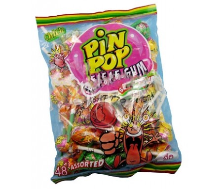 PIN POP SWEET/BUBBLE GUM X48