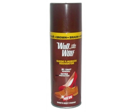 WILD WOLF SUEDE POLISH BROWN SPRAY 200ML