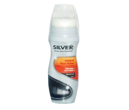 SILVER INSTANT SHOE SHINE - 75 ML (BLACK)