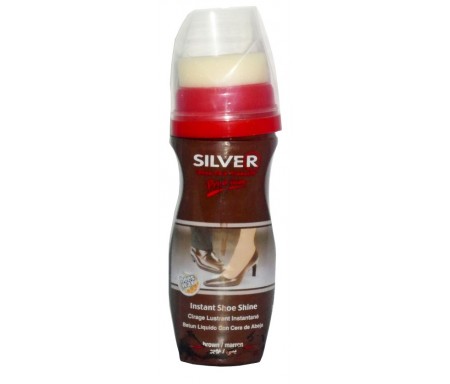 SILVER INSTANT SHOE SHINE - 75 ML (BROWN)