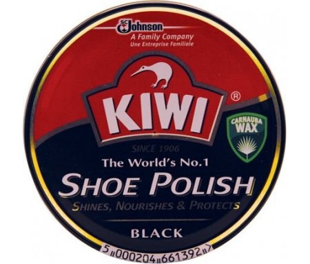 KIWI SOLID SHOE POLISH (BLACK) 100ML