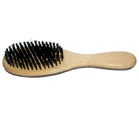 HAIR BRUSH WOODEN HANDLE