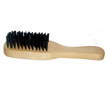 HAIR BRUSH WOODEN HANDLE