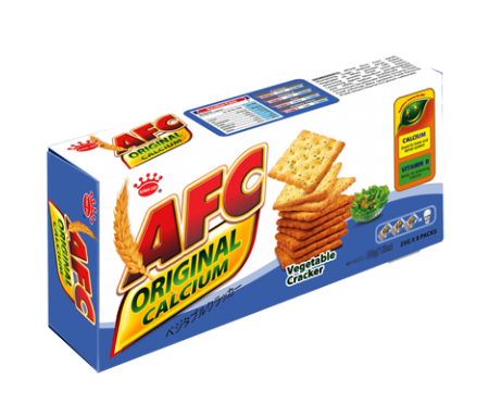 AFC ORIGINAL CALCIUM VEG. CRACKER 250G