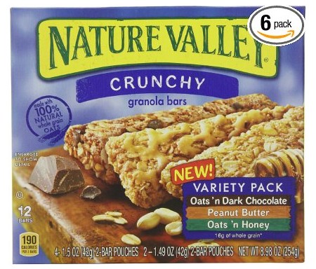 NATURE VALLEY CRUNCHY - 98 BARS - 2KG