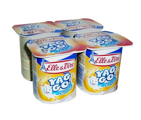 ELLE & VIRE BANANA - 500G X 4