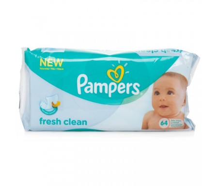 PAMPERS BABY FRESH CLEAN - 64 BABY WIPES