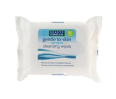 BEAUTY FORMULAS GENTLE TO SKIN CLEANSING WIPES - 30 WIPES