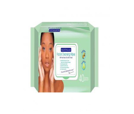 NIGHTINGALE - FACIAL CLEANSING WIPES ( WITH TEA TREE OIL & WITCH HAZEL) - 40 WIPES