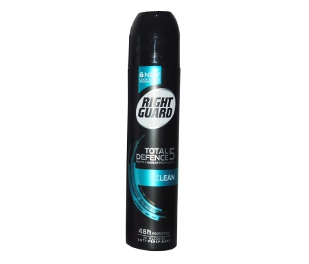 RIGHT GUARD TOTAL DEFENCE 5 CLEAN 250ML 