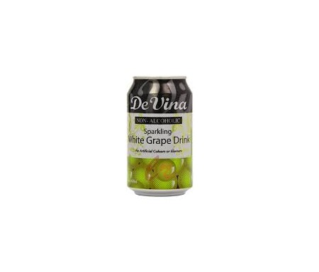 DE VINA WHITE GRAPE CAN DRINK 330ML