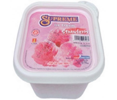 SUPREME ICE CREAM STRAWBERRY 2.25L