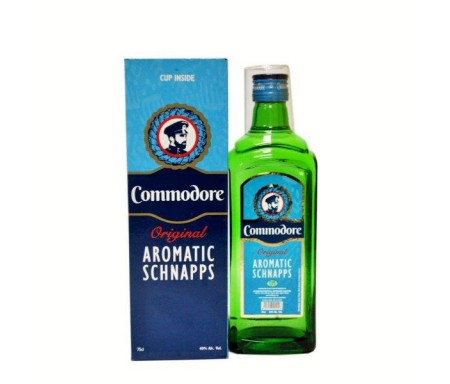 COMMODORE AROMATIC SCHNAPPS 75CL 