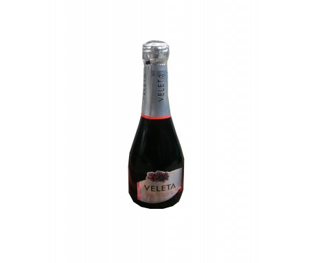 VELETA NON-ALCOHOLIC SPARKLING RED GRAPE FRUIT DRINK 37.5CL