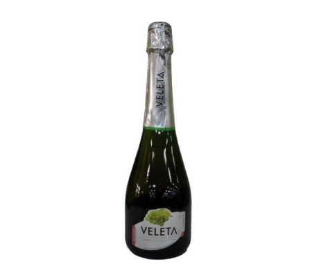 VELETA NON-ALCOHOLIC SPARKLING WHITE GRAPE FRUIT DRINK 75CL