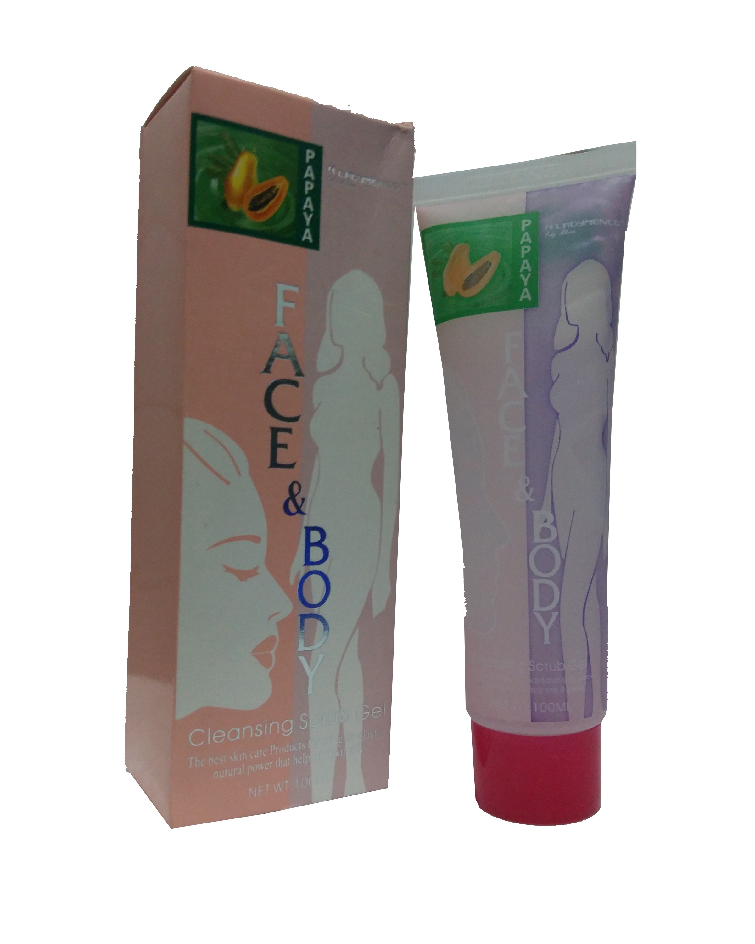 Face and body cleansing sales scrub gel