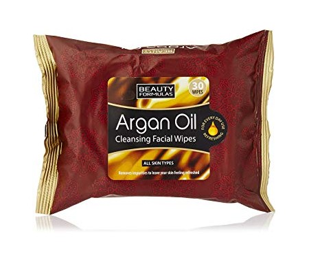 BEAUTY FORMULAS ARGAN OIL CLEANSING FACIAL 30WIPES 