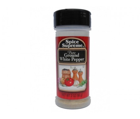 SPICE SUPREME PURE GROUND WHITE PEPPER 56G 