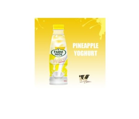 FARM PRIDE PINEAPPLE YOGHURT 500ML