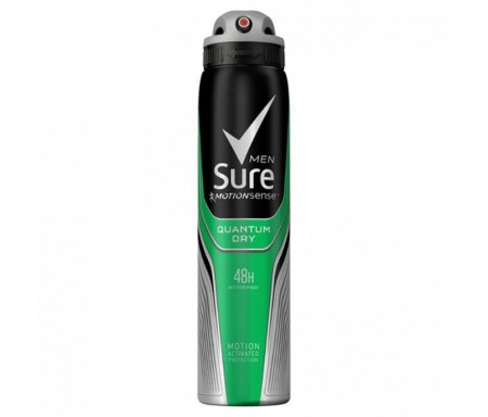 SURE MEN SPRAY QUANTUM DRY 250ML 