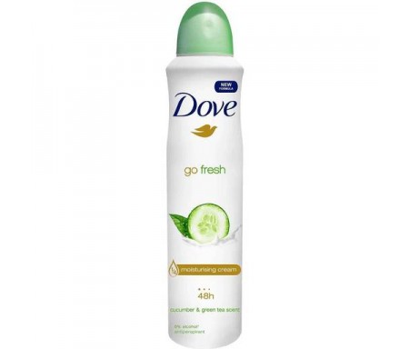 DOVE BODY SPRAY GO FRESH CUCUMBER & GREEN TEA SCE 250ML 