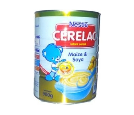 NESTLE CERELAC INFANT CEREAL MAIZE & SOYA 900G 6 MONTHS 