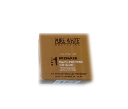 PURE WHITE COSMETICS GOLD GLOWING BODY SOAP 150G