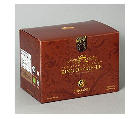 ORGANO GOLD KING OF COFFEE INSTANT COFFEE - 25 SACHETS - 75G