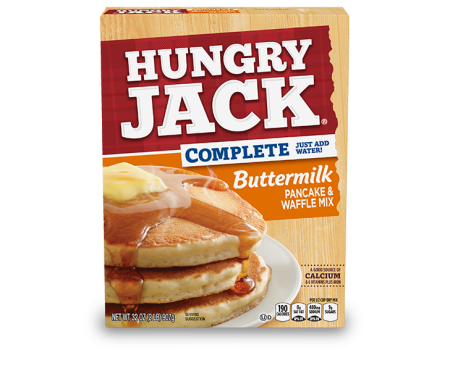 HUNGRY JACK BUTTERMILK PANCAKE & WAFFLE MIX 907G