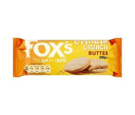 FOX'S BUTTER CRINKLES 200G