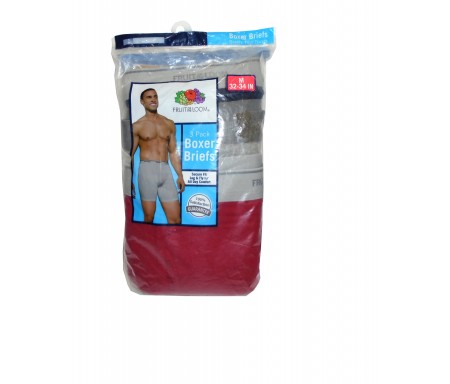 FRUIT OF LOOM 3 TAG- FREE BOXER BRIEFS