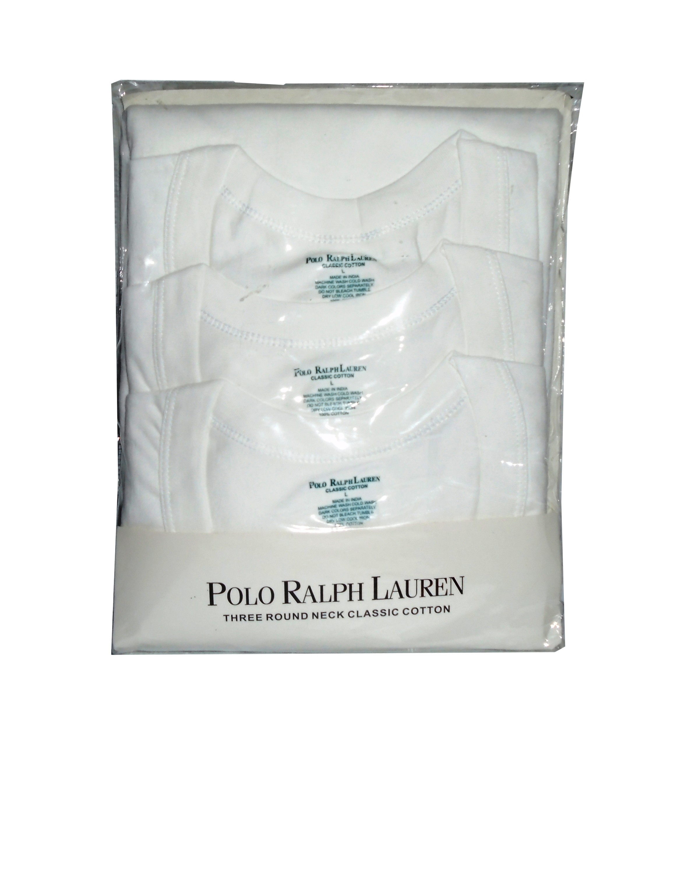 POLO RALPH LAUREN 3 R-NECK CLASSIC COTTON (L) - Tonyson Online Supermarket