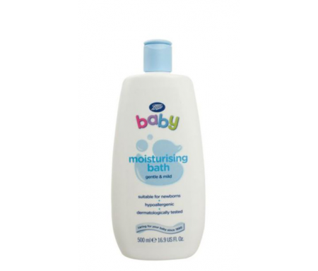 BOOTS BABY MOISTURISING BATH GENTLE & MILD 500ML