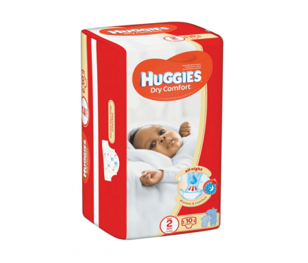 HUGGIES DRY COMFORT SIZE 2-10 COUNT