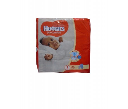 HUGGIES DRY COMFORT SIZE 2 - 68 COUNT