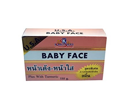 BABYFACE WHITENIN SOAP WITH TURMERIC 110G